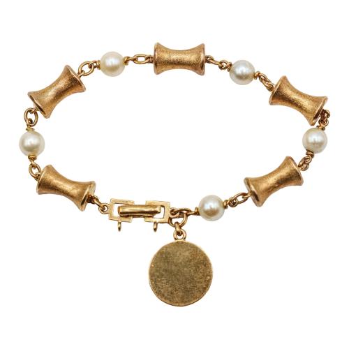PULSERA DE PERLAS CULTIVADAS, AÑOS 70