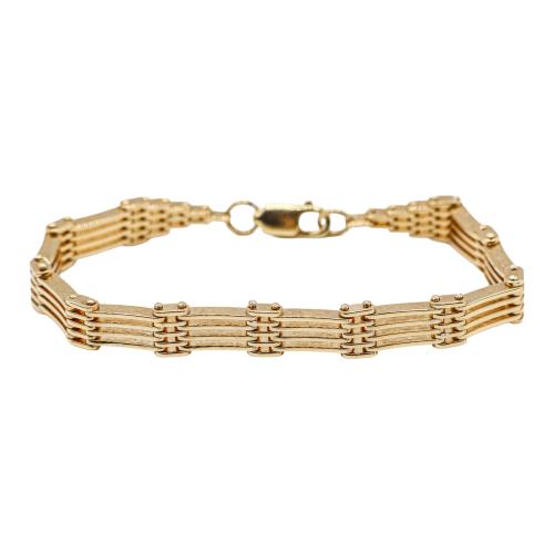 PULSERA DE METAL DORADO