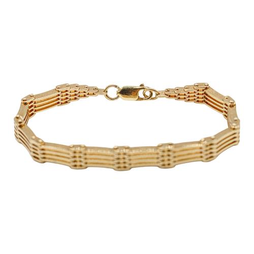 PULSERA DE METAL DORADO