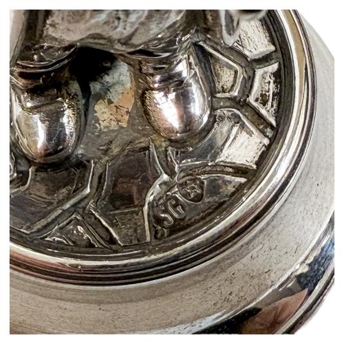 PAREJA DE FIGURAS DE PLATA DEL ÚLTIMO TERCIO DE S. XX