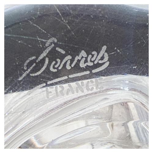 FIGURA DE CRISTAL DE SÈVRES DEL ÚLTIMO TERCIO DE S. XX