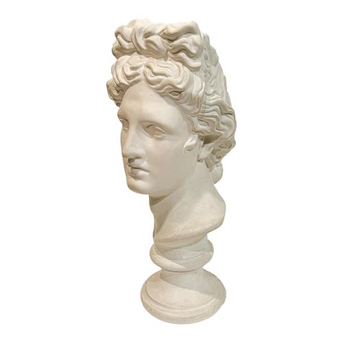 BUSTO CLÁSICO DE APOLO BELVEDERE DE LA PRIMERA MITAD S. XX