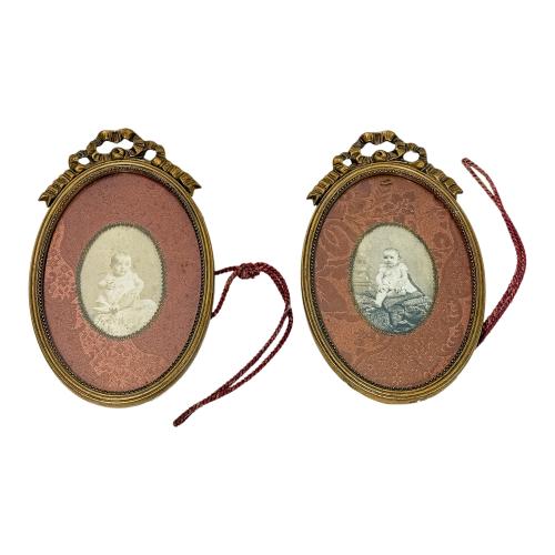 PAREJA DE PEQUEÑOS MARCOS DEL PRIMER CUARTO DE SIGLO XX