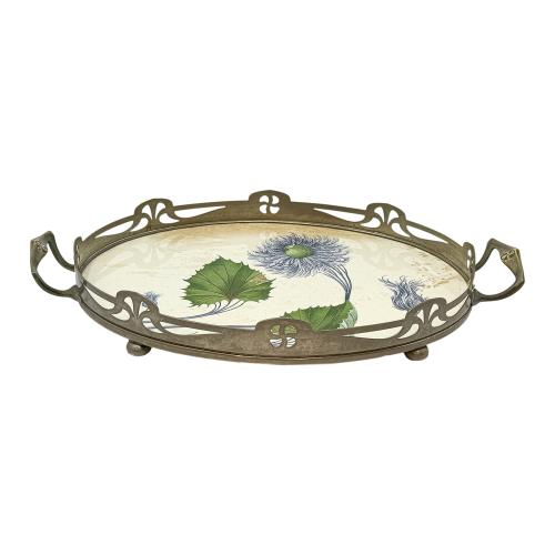 BANDEJA ART NOUVEAU CIRCA 1900