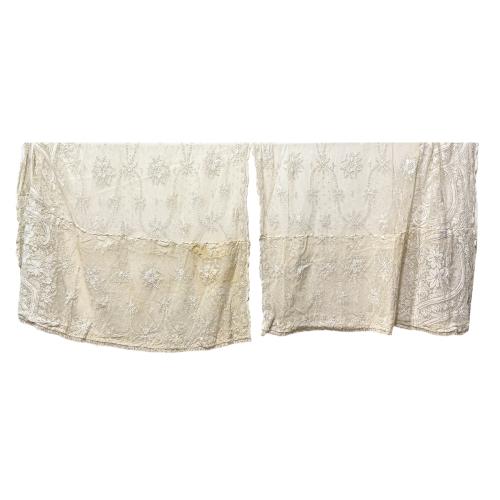 DOS CORTINAS DE PRINCIPIOS DE FINALES DEL S.XIX