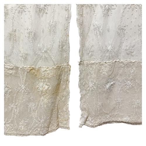 DOS CORTINAS DE PRINCIPIOS DE FINALES DEL S.XIX