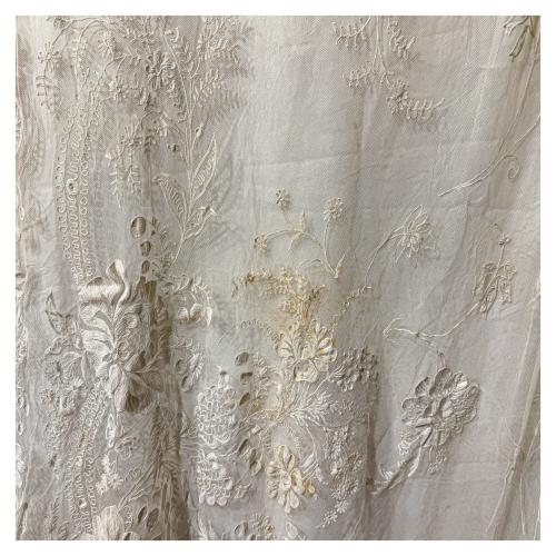 DOS CORTINAS DE PRINCIPIOS DE FINALES DEL S.XIX