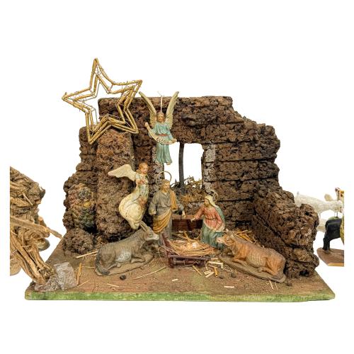CONJUNTO DE FIGURAS DE PESEBRE DE MEDIADOS DEL S.XX