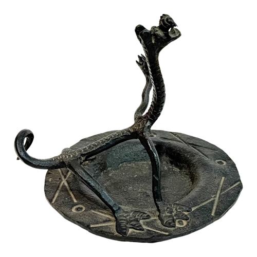 PEQUEÑO CENTRO DE MESA EN HIERRO DEL PRIMER TERCIO DEL S.XX