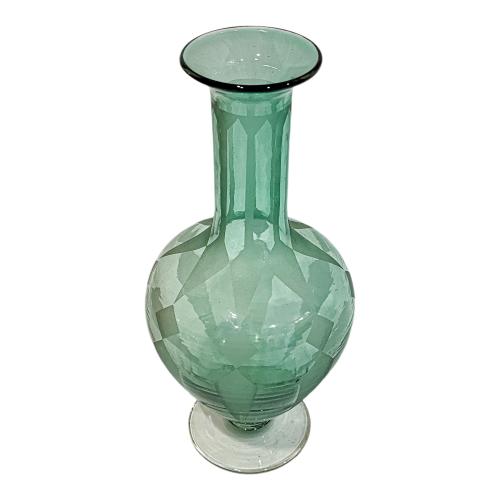 JARRÓN EN CRISTAL DE LOS AÑOS 30