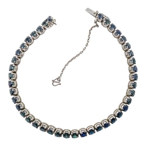 PULSERA RIVERE DE ZAFIROS, MEDIADOS S.XX