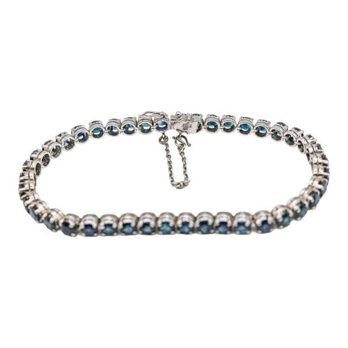 PULSERA RIVERE DE ZAFIROS, MEDIADOS S.XX