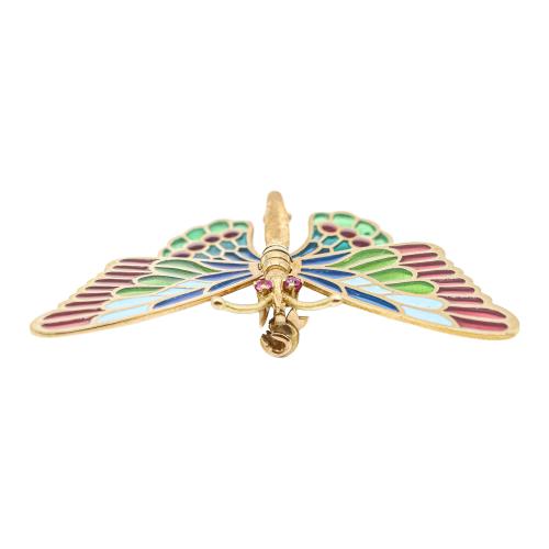 BROCHE MARIPOSA DE MEDIADOS S.XX