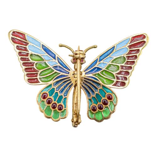 BROCHE MARIPOSA DE MEDIADOS S.XX