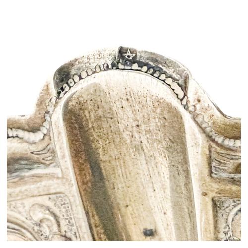 CONJUNTO DE CUBIERTOS Y CENICERO DE MEDIADOS DE S. XX