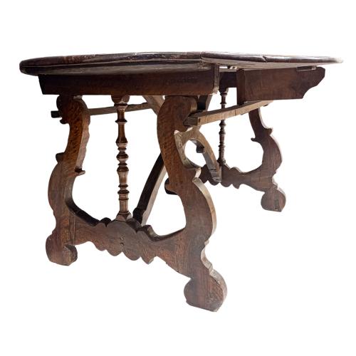 MESA CON ALAS CATALANA DE PRINCIPIOS DEL SIGLO XIX