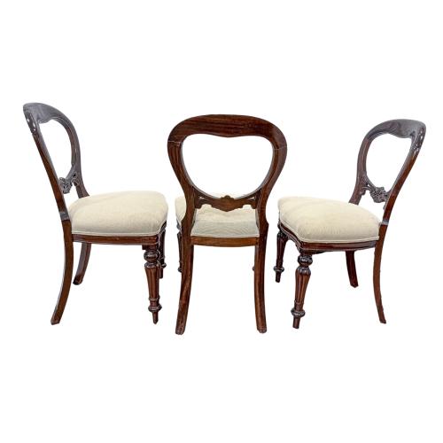 CONJUNTO 12 SILLAS VICTORIANAS DEL S.XIX