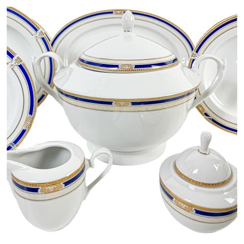VAJILLA EN PORCELANA DE BAVARIA PARA 12 SERVIOS 