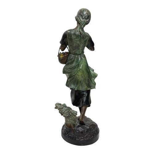 FIGURA DE BRONCE DE LA PRIMERA MITAD DE S. XX