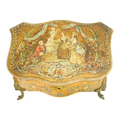 CAJA JOYERO FRANCESA DEL PRIMER TERCIO DEL S. XX