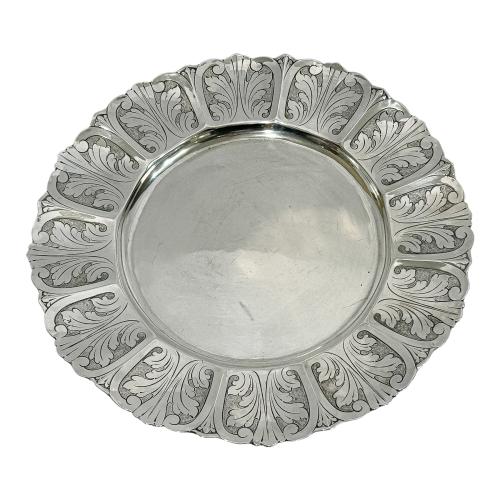 PLATO EN PLATA DEL PRIMER CUARTO DEL S.XX
