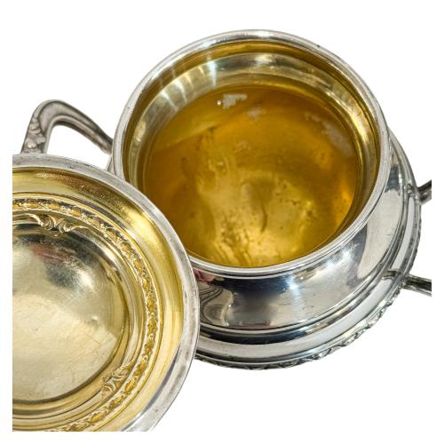 TETERA Y AZUCARERO EN PLATA DEL PRIMER TERCIO DEL S.XX