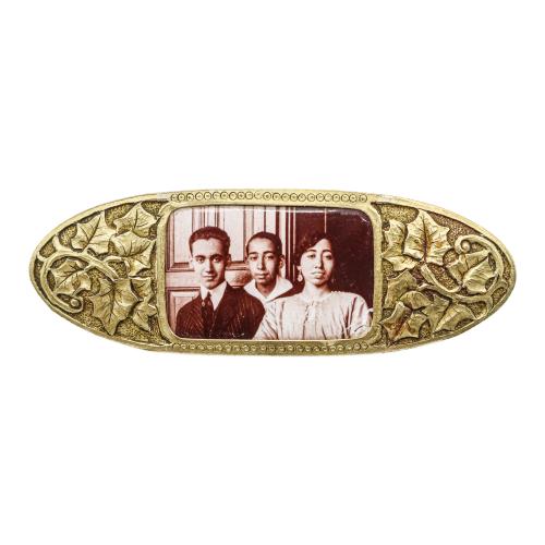 BROCHE CON FOTOGRAFÍA, DE LOS AÑOS 20
