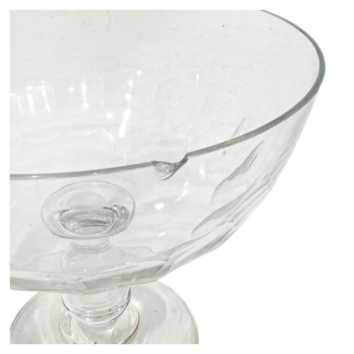 QUESERA Y BOMBONERA EN CRISTAL DEL PRIMER TERCIO S.XX