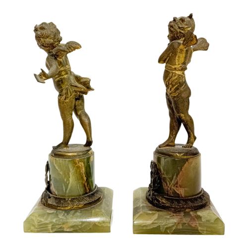 PAREJA DE FIGURAS FRANCESAS DE PRINCIPIOS DEL S.XX