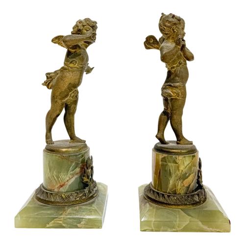 PAREJA DE FIGURAS FRANCESAS DE PRINCIPIOS DEL S.XX