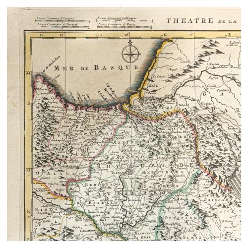 MAPA FRANCES CIRCA 1760