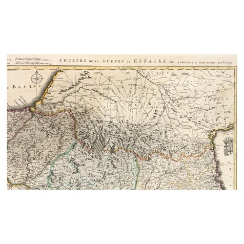MAPA FRANCES CIRCA 1760