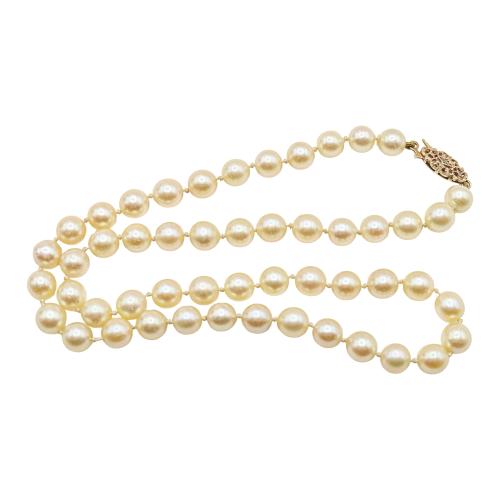 COLLAR DE PERLAS CULTIVADAS, INGLATERRA MEDIADOS DEL S.XX