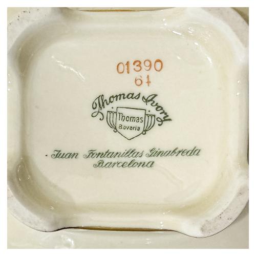 VAJILLA DE PORCELANA Y JUEGO DE CAFÉ THOMAS DE LOS AÑOS 40