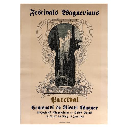 CARTEL ORIGINAL FESTIVALS WAGNERIANS