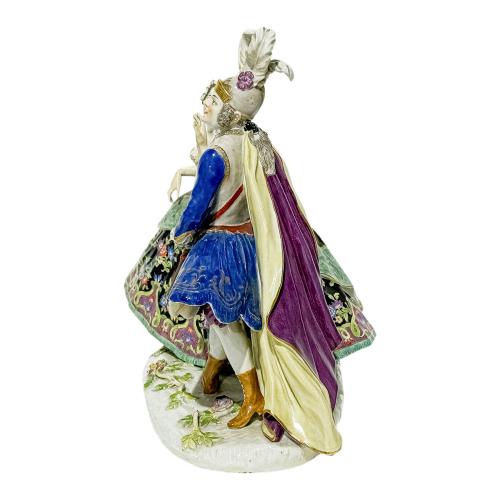 GRUPO EN PORCELANA ALEMANA DE LA PRIMERA MITAD DE S. XX