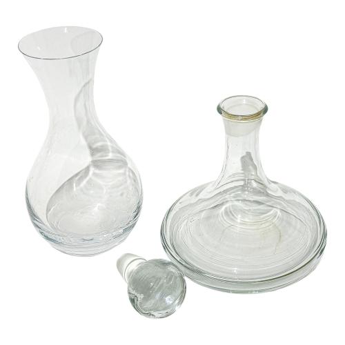 BOTELLA PARA VINO Y DECANTACOR DEL ÚLTIMO TERCIO S. XX