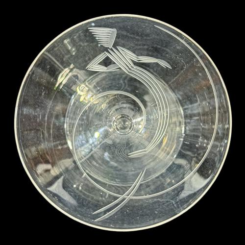 CONJUNTO LICORERO EN CRISTAL ART DECÓ AÑOS 30