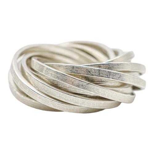 ANILLO MULTI AROS DE PLATA