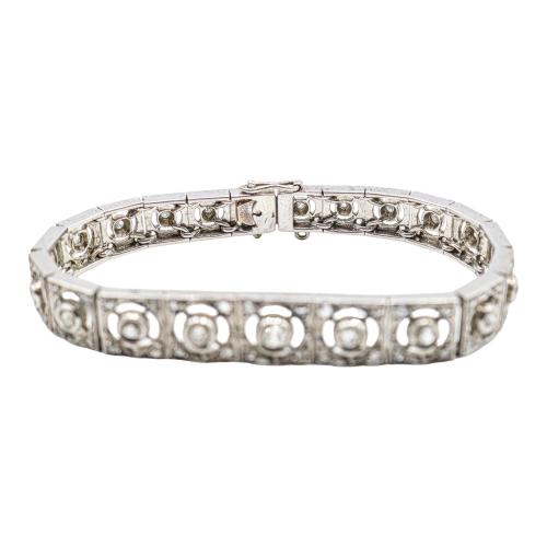 PULSERA CON DIAMANTES DE ESTILO ANTIGUO