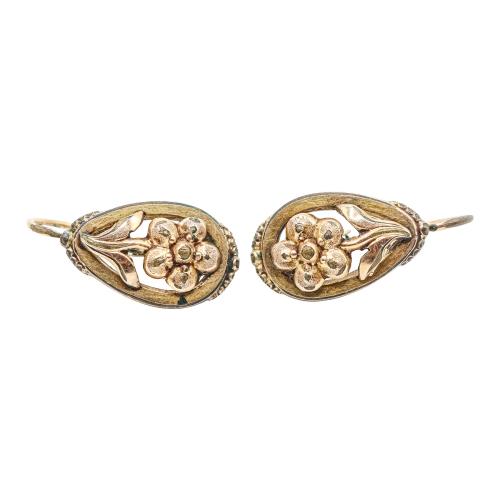 BROCHE Y PENDIENTES DE PPS. DEL S.XX