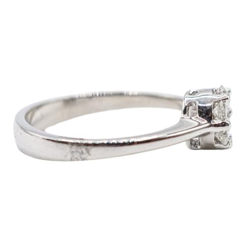 ANILLO ROSETÓN CON BRILLANTES