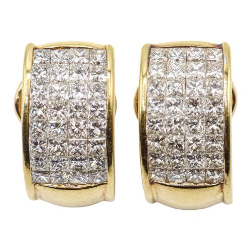 PENDIENTES CON DIAMANTES TALLA PRINCESA