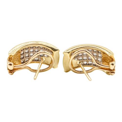 PENDIENTES CON DIAMANTES TALLA PRINCESA
