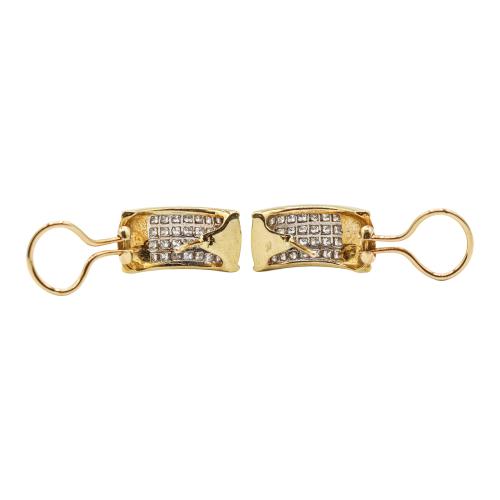 PENDIENTES CON DIAMANTES TALLA PRINCESA