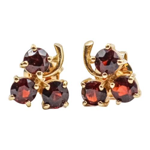 PENDIENTES CON GRANATES
