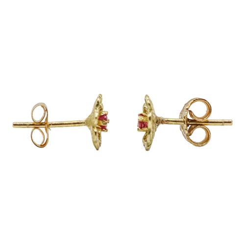 PENDIENTES FLOR CON RUBÍ
