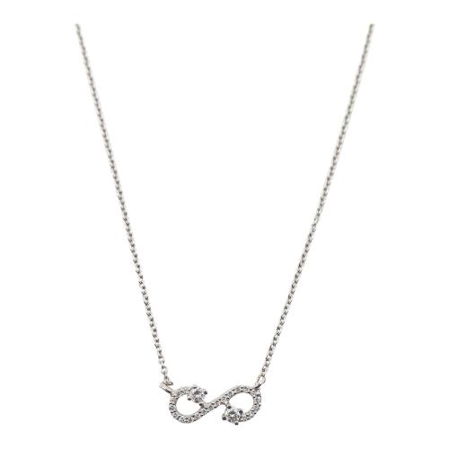 COLGANTE AMOR INFINITO CON BRILLANTES