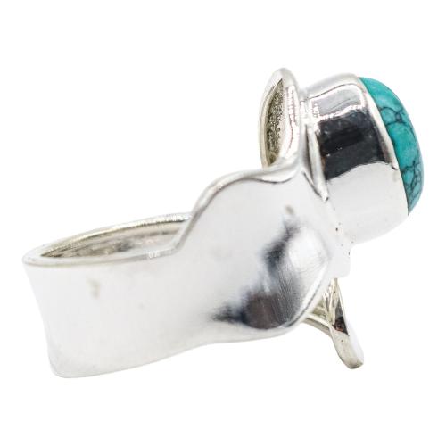 ANILLO DE PLATA CON TURQUENITA