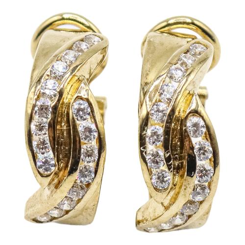 PENDIENTES DE PLATA CON CIRCONITAS